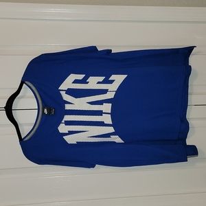 Nike Size XL - Blue and White Shirt